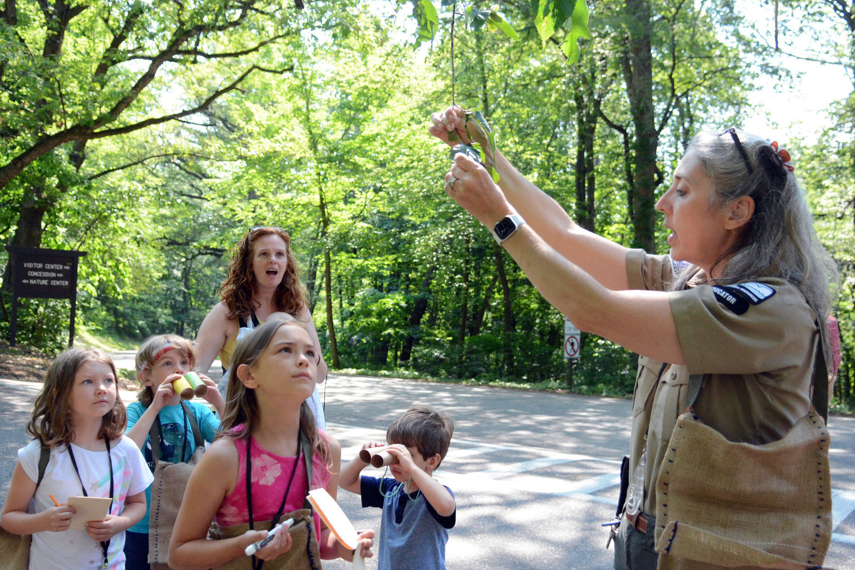 Learning about nature at Devil's Lake